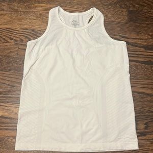 white Athleta tank